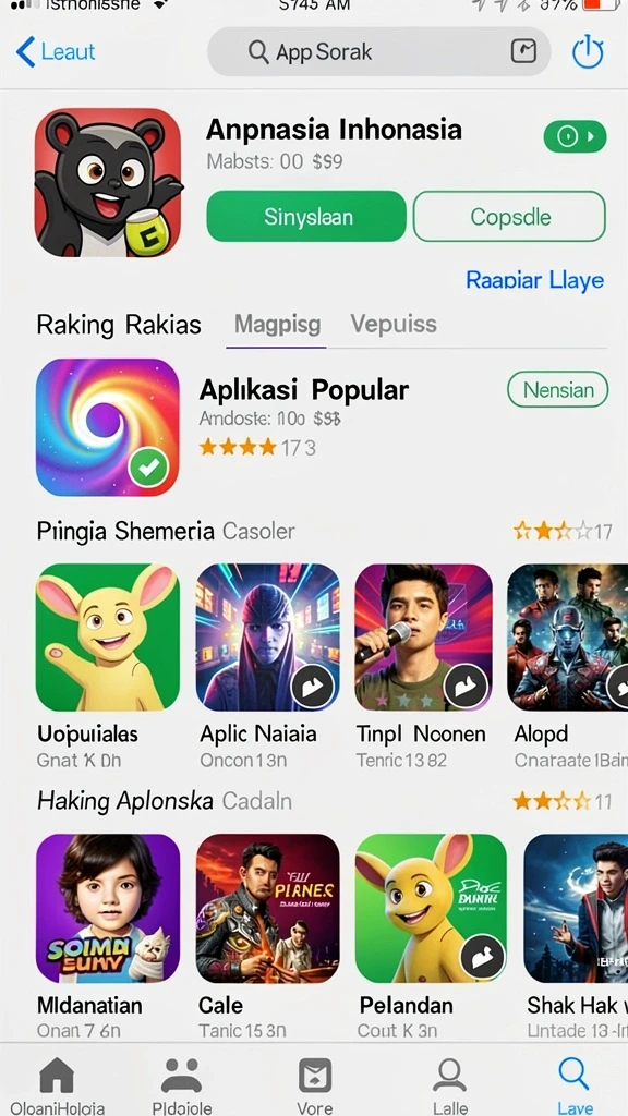 77lucks - Tampilan antarmuka yang menarik dan intuitif.