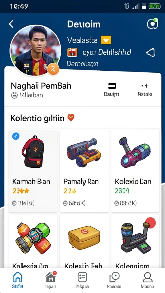 9zkgames - Tampilan antarmuka yang sederhana dan menarik.