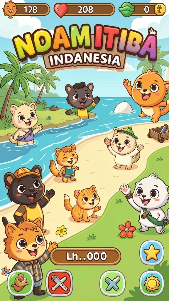 agenjitu - Ilustrasi gameplay yang memukau dan dinamis.