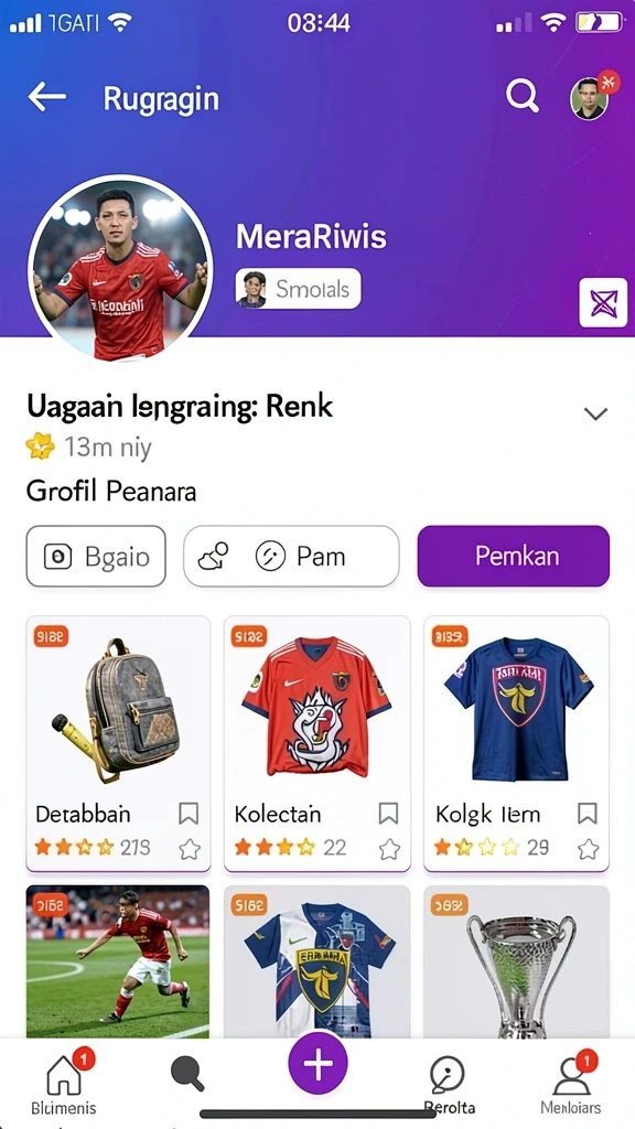duit8 - Tampilan antarmuka yang menarik dan intuitif.