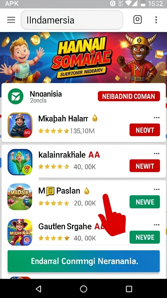 megahoki - Tampilan antarmuka yang menarik dan mudah digunakan.