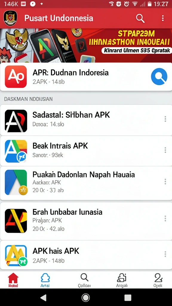 rebahin - Menunjukkan karakter kustomisasi dengan berbagai aksesoris.
