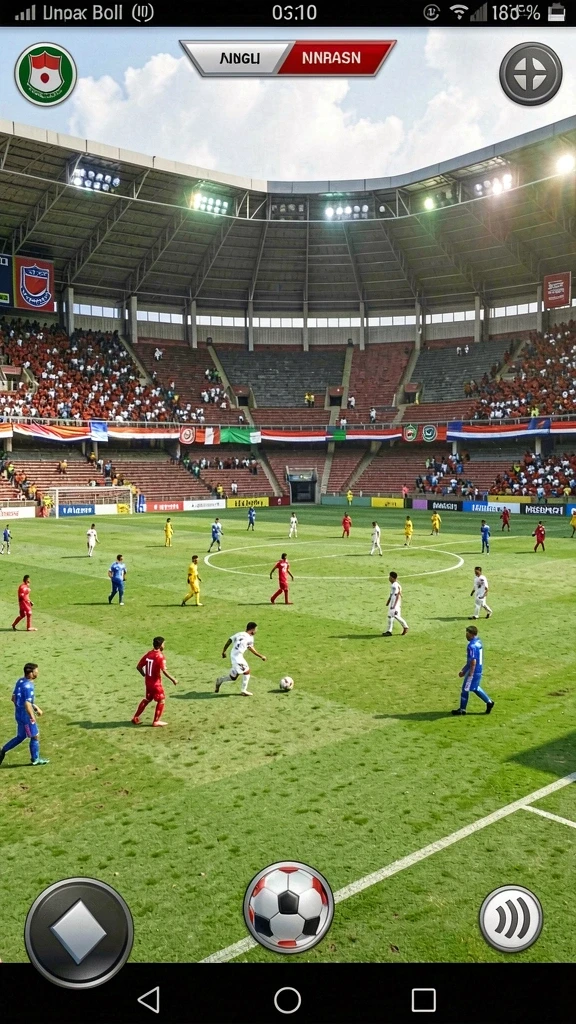 rebahin - Screenshot saat pemain berkompetisi dalam mode multiplayer.